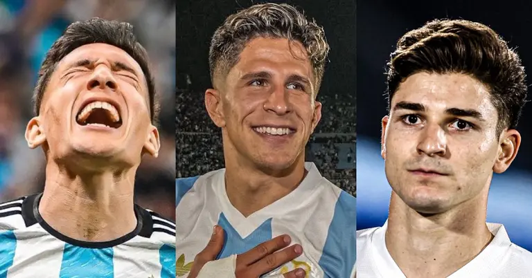 হুলিয়ান আলভারেস, জুলিয়ানো সিমেওনে ও নাহুয়েল মোলিনার